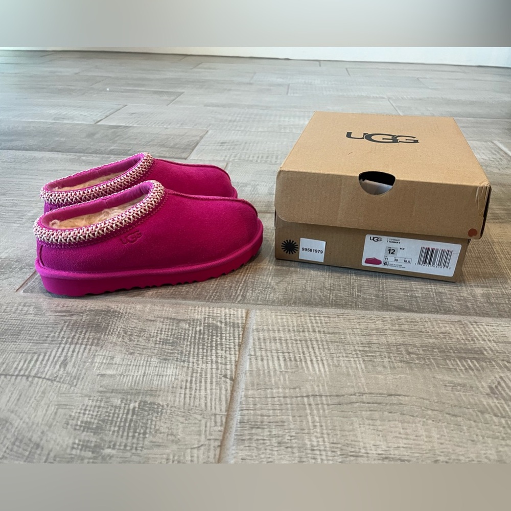 UGG Kids Fuchsia Slippers
